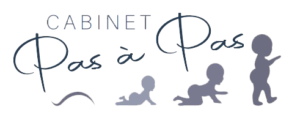 logo noir du Cabinet Pasapas de Baillargues ostéopathie pédiatrique kinesitherapie évolution motricité